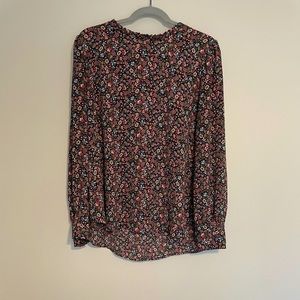 Loft long sleeve paisley blouse  - XL